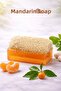 Handmade Natural Pumpkin Fiber Tangerine Soap 1 Piece