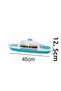 Ferry Boat Sea Journey: 2-Car Accessory-Filled Bridge-Walking Toy Ferry Boat Blue - 2