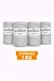 1kg, Pack of 4, Premium 3-Ply Cotton Macrame Rope, Braided Rope, Macrame Rope, Bag, Wall Decoration Rope