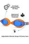 Swimming Goggles with Ear and Nose Plugs, Fabric Cap, Set of 4, Swimming Pool and Sea Goggles - 3