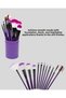 12 Pieces Professional Brush Set for Flawless Makeup with Portable Box Gift - 3