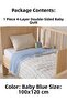Baby Blanket 4 Layers Muslin 100X120 cm 100% Cotton Double Sided Baby Blanket Multi-Purpose - 2