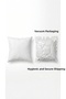 Throw Pillow Inner Cushion 1-Piece Premium Beaded Silicone 45X45 cm 350Gr Not Fluffy, Not Collapseable, Vacuum Washable - 4