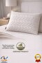 Wool Filled Quilted Pillow Mattress, 100% Organic Cotton Fabric (50X70 cm) - 2