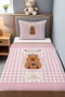 Daisy Capybara Patterned Single Baby Kids Pique Set - 2