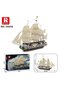 Technic 66048 British Royal Navy Ship Creative Building Block Set (Endea Vor Sailing S - 8
