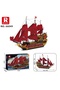 66049 Queen Anne's Revenge Ship Creative Building Block Set Building Blocks (Revenge Sailin - 8