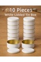 100 ml Candle Tin White Metal Box with Lid |   Cosmetic Cream Balm Candle Container 100 Cc
