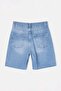 Blue High Waist City Boy Denim Shorts Twoss26Sr00107 - 6
