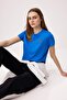 Cobalt Regular/Normal Fit Short Sleeve Embroidered 100% Cotton Knitted T-Shirt Twoss26Ts00232 - 2