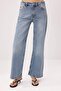 Açık Mavi Normal Bel Az Esnek Wide Leg Uzun Boy Jeans TWOSS26JE00151