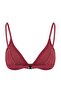 Burgundy Triangle Covered Bikini Top Tbess20Bu0268 - 5
