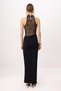Black Lace Detailed Transparent Knitted Maxi Evening Dress & Graduation Dress Tprss26Ae00081 - 5