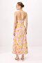 Pink Floral Pattern Halter Neck Maxi Woven Dress Twoss26El00319 - 4