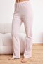 Pink-Blue 100% Cotton 2-Pack Ribbed/Pointel Knitted Pajama Bottoms Thmss26Pj00002 - 8
