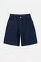Dark Blue High Waist Denim Bermuda Twoss26Sr00161 - 5