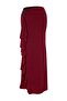 Limited Edition Bordo Düz Maxi Örme Sandy Etek TPRSS26ET00010 - 4