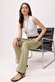 Mint Yüksek Bel Ekstra Esnek Flare İspanyol Paça Jeans TWOSS26JE00174 - 2