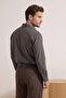 Antrasit Regular Fit Gabardin Polo Yaka Erkek Gömlek TMNSS26GO00003 - 3