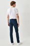 Men's Navy Blue 360 Degree Stretch in All Directions Slim Fit Slim Fit Cotton Comfortable Trousers - 8