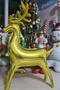 New Year Gold Deer Balloon Large Size, Footed Christmas Ornament Balloon - 2
