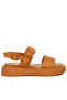 Women Chunky Sandals in Tan - 2