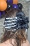 Floral Shiny Skeleton Hand Halloween Hairpin Halloween Hair Clip Accessories - 2