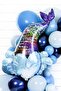 Large Foil Balloon with Mermaid Tail Heart Figure - 2