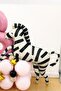 Zebra Large Foil Balloon Safari Themed Birthday Zebra Shaped Foil Balloon 92cm