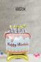 Birthday Cake on Stand, Foil Balloon, Candles, Happy Birthday Cake Balloon - 3