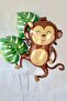 Monkey Foil Balloon Safari Themed Birthday Balloons 90cm - 4
