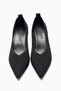Women's Knitwear Stiletto Pointed Toe Heeled Shoes Astrev Black - 4