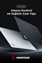 Vision Cam Mouse Pad Rubber Base 450X400X3Mm Micro-Etched Glass Slip Resistant Gaming Gray - 2