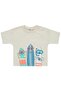 Surfboard Printed 6-18 Months Set - Beige 9-12 Months - 2