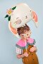 Floral Rabbit Foil Balloon 60cm - 2