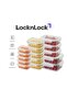 Fresh Oven-Safe Glass Rectangular Food Container 15-Piece Set with Airtight Leakproof Lids
