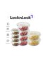 Fresh Oven-Safe Glass Round Food Container 10-Piece Set with Airtight Leakproof Lids