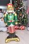 Green Tin Soldier Foil Balloon Christmas Balloon Nutcracker Nutcracker Shaped Foil Balloon - 3