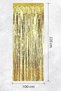 Metalized Background Curtain Door Curtain Gold Background Ornament - 3