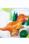 Orange T-rex Dinosaur Foil Balloon Trex Dinosaur Balloon 110cm - 2