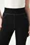 Black Flared Stripe Trousers 8320A - 4