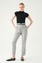 Gray Bel V Cut Belt Piece Trousers 8404A - 2