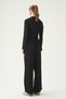 Black Elastic Waist Pants Shirt Set 3003 - 5