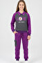 Girl's Cargo Pocket Piece Shirt with Collar and Collar Stones, 3 Thread Bottom and Top Set 12328