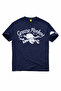 Grease Monkey Motorcycle Unisex Navy Blue Oversize T-Shirt - 3