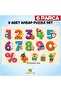 Children's 6-Piece Colorful Puzzle - Wooden Educational and Learning Set 8 - 3