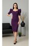 Rochie de pește cu umeri înalți