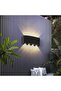 شمعدان حائط LED اتجاهين 15 وات - ضوء النهار (3000 كلفن) - أسود - IP44 - CT-8013G - 4