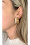Women's Steel Mesh Hoop Earrings |   Anti-Allergic, Non-Darkening, Stylish Earrings