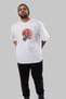 Ronin Front Printed White Oversized t-shirt Unisex Men Women Crew Neck - 2